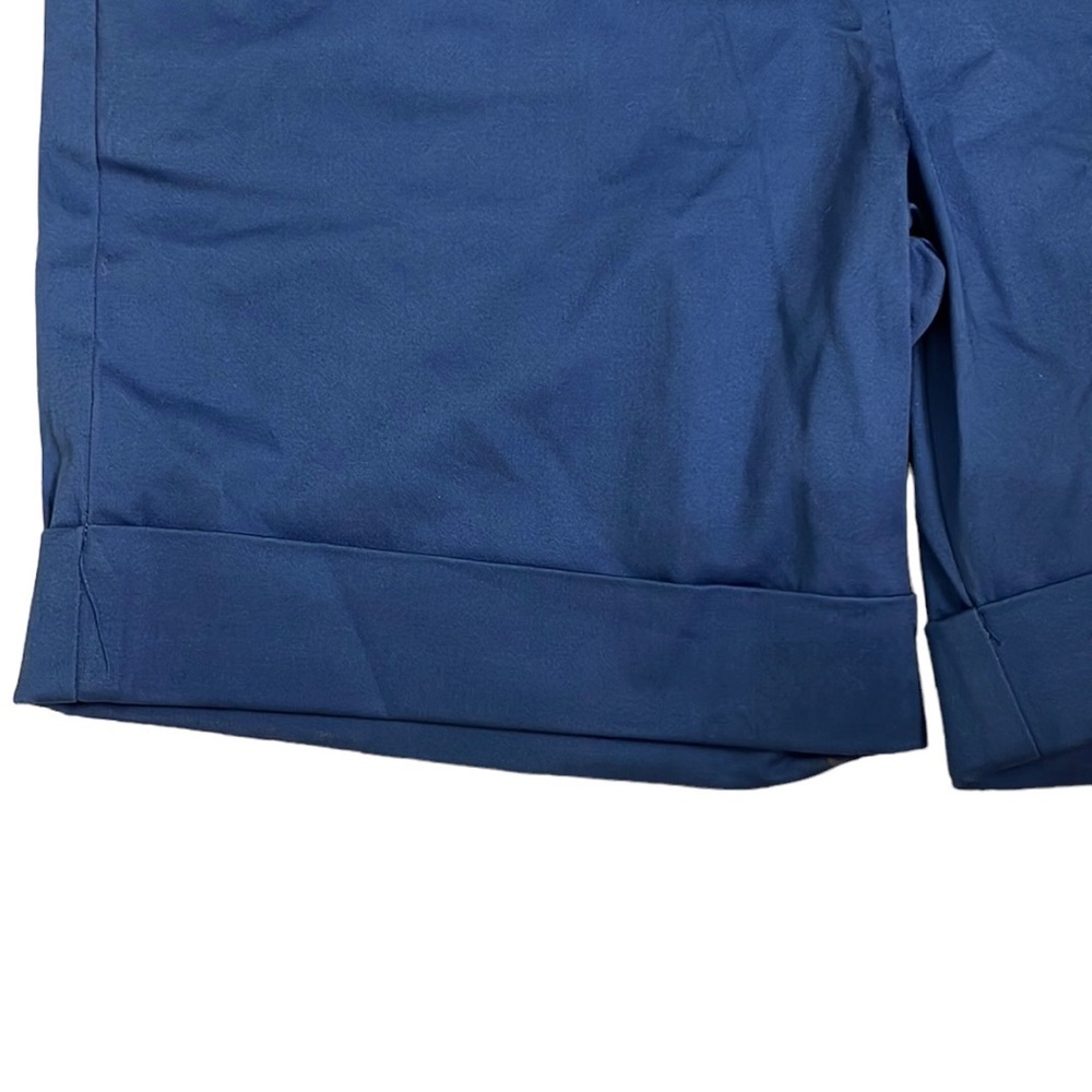 Bella Rose Women’s Cuffed Shorts Size 6 Blue - Picture 4 of 6